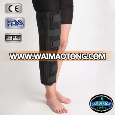 Popular Tri-panel aluminum brace knee immobilizer