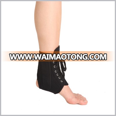 Canvas Lace-up Ankle Brace with CE/FDA/EC REP. Certification