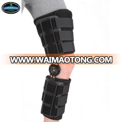 Post Op Knee Brace, Hinged ROM Knee Brace for Recovery Stabilization, Adjustable Medical Orthopedic Support Stabilizer