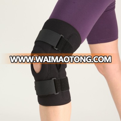 Orthopedic/Medical/Surgical Black Neoprene Knee Brace Aluminum Splint